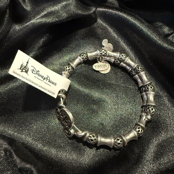 Disney Parks X Alex and Ani bracelet Silver  Mickey Filigree Wrap RS NEW RETIRED - Picture 16 of 16
